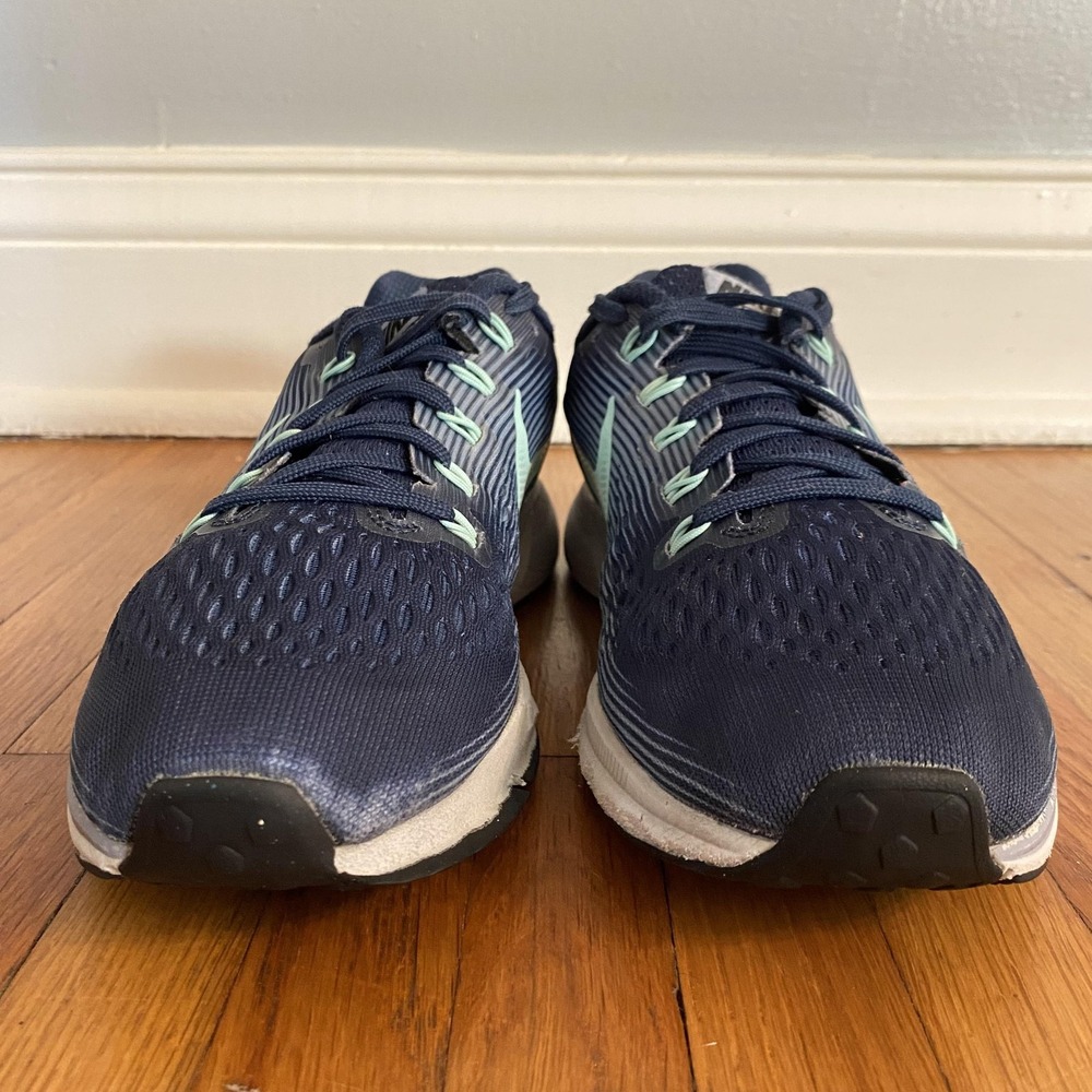 Nike Air Zoom Pegasus 34 Shoes Womens Size 8.5 Blue Mint Running 880560-405 - Picture 3 of 11